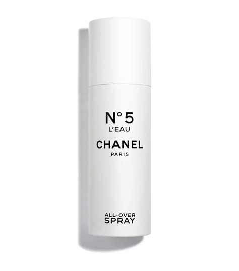 chanel no5 l'eau all over spray|Chanel number 5 perfume spray.